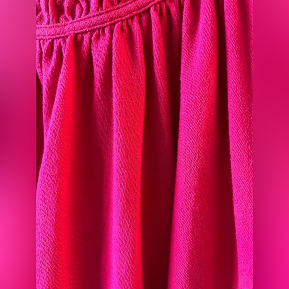 Free People We The Free Pink Smocked off the shoulder top size m - Picture 6 of 8